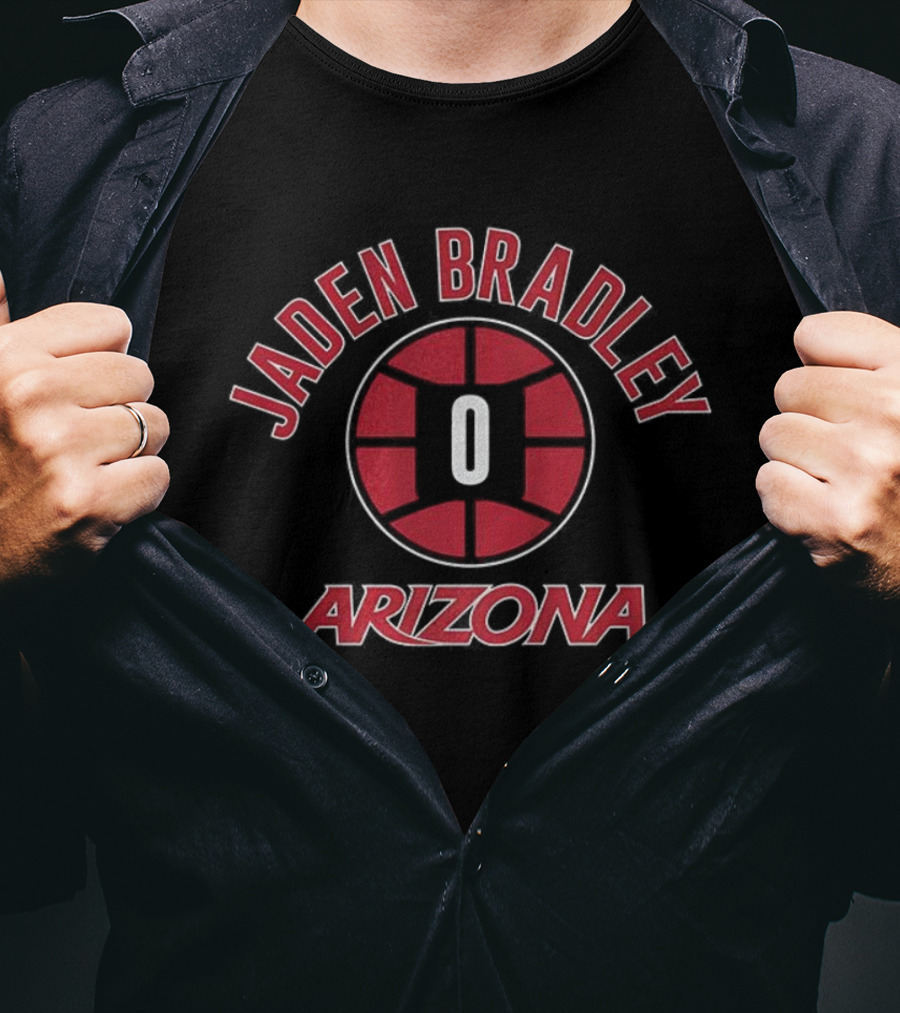 Jaden Bradley Arizona Wildcats Basketball 0 T-Shirt