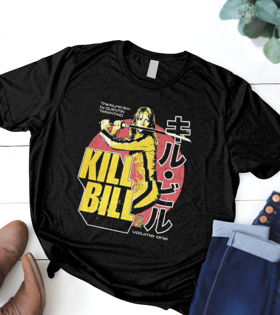 Kill Bill Volume One The Fourth Film By Quentin Tarantino Retro Japanese Style T-Shirt