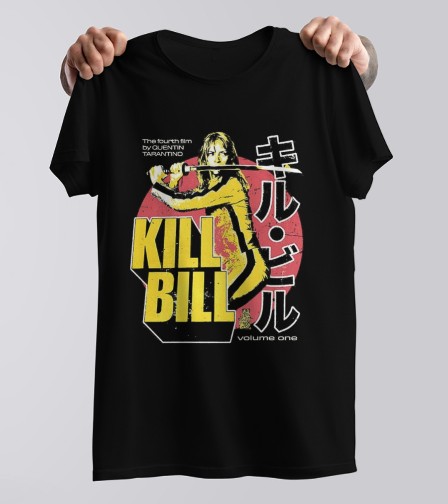 Kill Bill Volume One The Fourth Film By Quentin Tarantino Retro Japanese Style T-Shirt