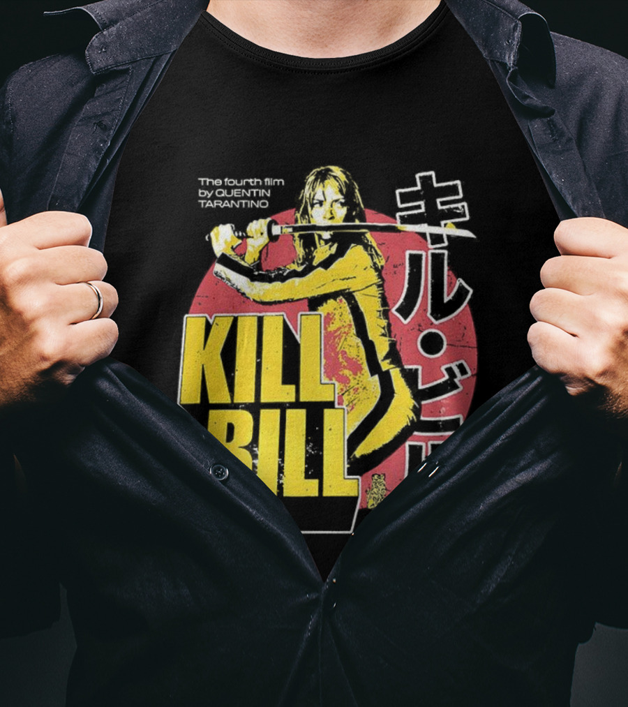 Kill Bill Volume One The Fourth Film By Quentin Tarantino Retro Japanese Style T-Shirt