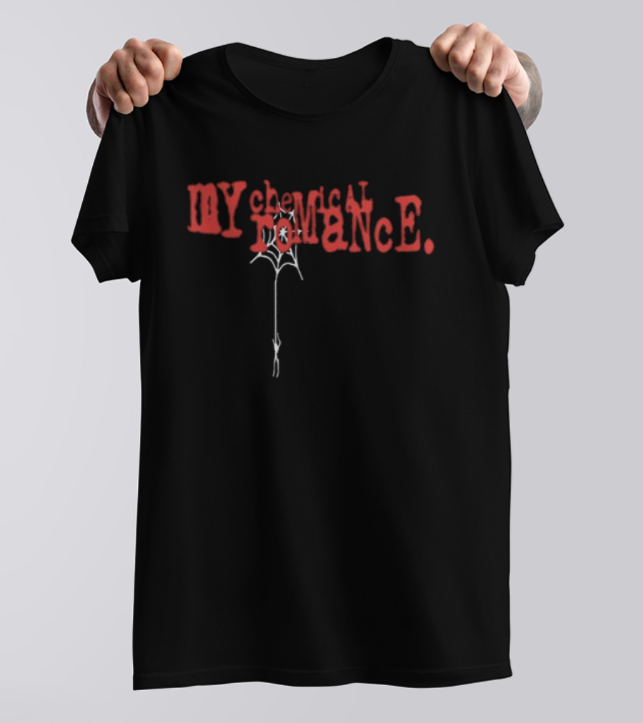 My Chemical Romance Thank You For The Venom Spiderweb T-Shirt