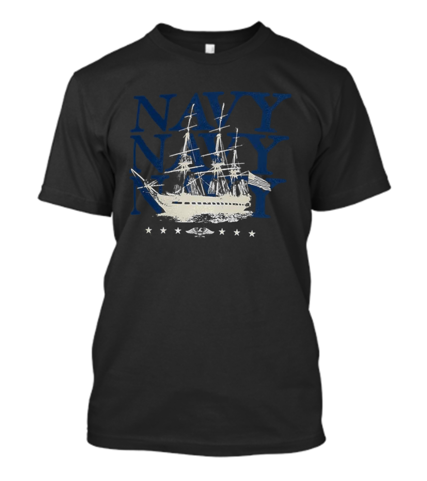 Navy Midshipmen Under Armour 250th Anniversary Sailboat Stars T-Shirt