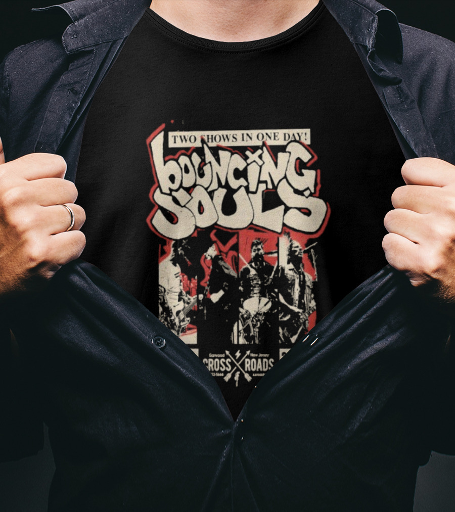 Bouncing Souls January 31 Crossroads Garwood New Jersey Concert Event T-Shirt