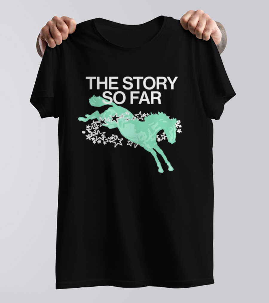 The Story So Far Stallion Horse Stars Jumping Design T-Shirt