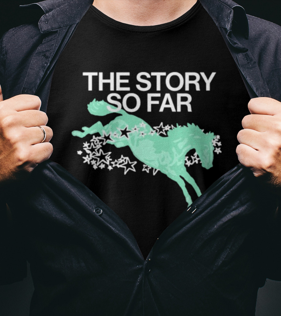 The Story So Far Stallion Horse Stars Jumping Design T-Shirt
