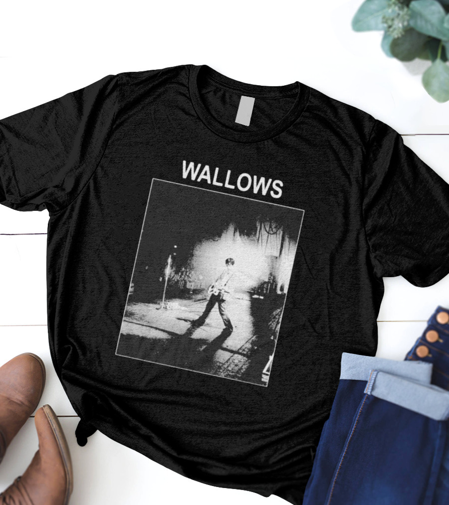 Wallows Concert Black And White Stage Performance Photo T-Shirt