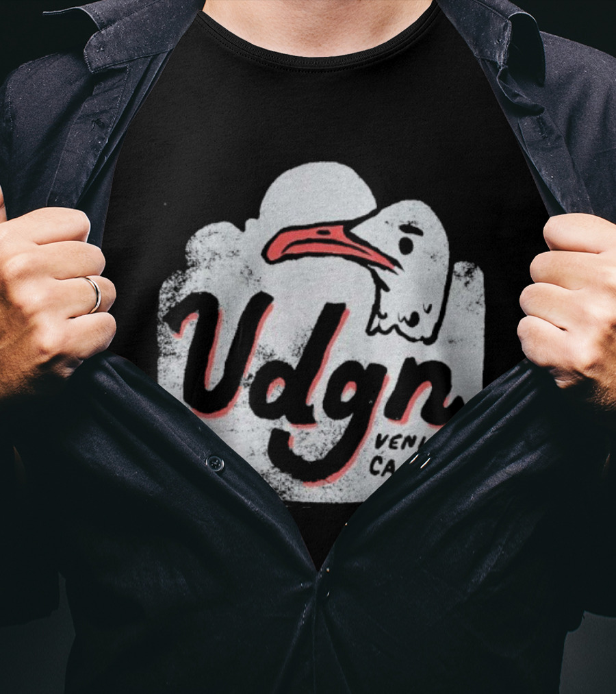 Vdgn Seagull Venice CA Vintage Style T-Shirt