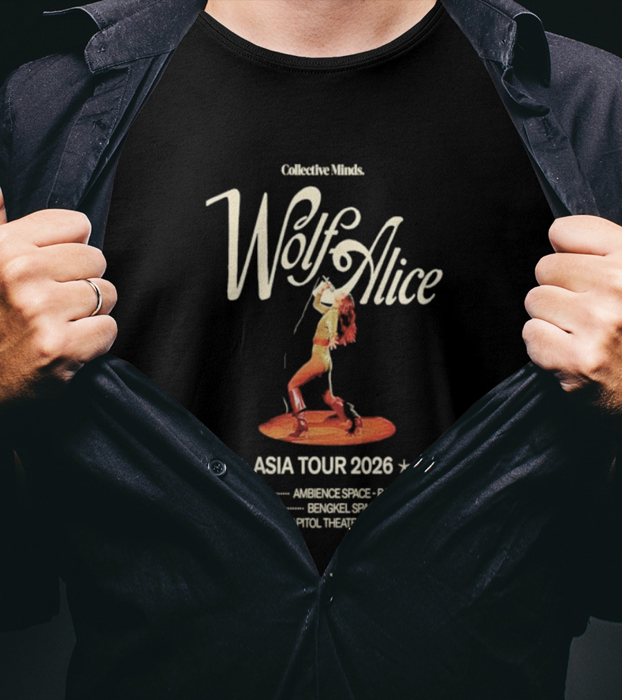 Collective Minds Wolf Alice Asia Tour 2026 Bangkok Jakarta Singapore T-Shirt