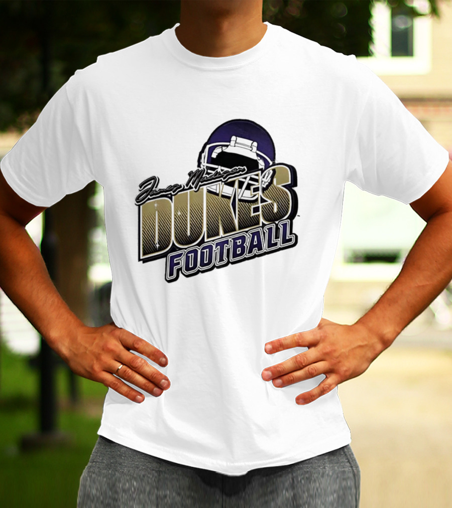 James Madison Dukes Football Helmet T-Shirt