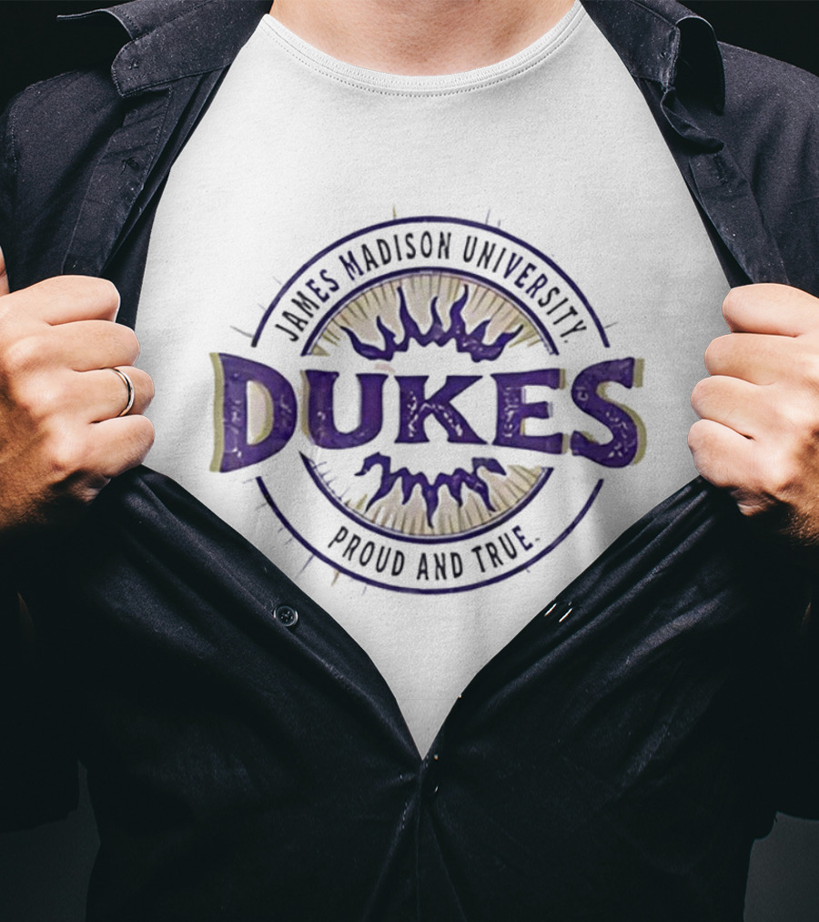James Madison University Dukes Proud And True T-Shirt