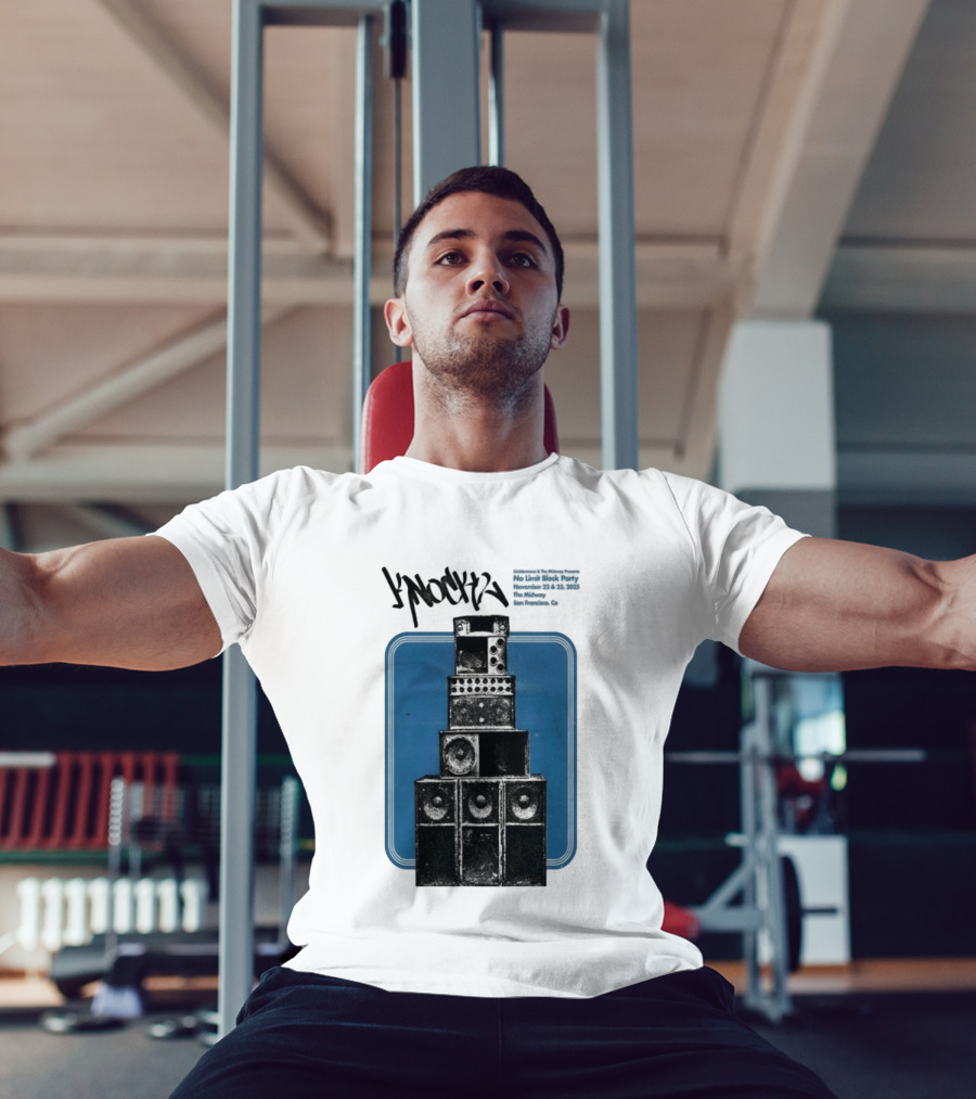 Knock2 No Limit Block Party November 22-23 2025 The Midway San Francisco CA T-Shirt