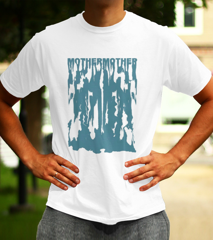 Mother Mother Drip Melting Text Style T-Shirt