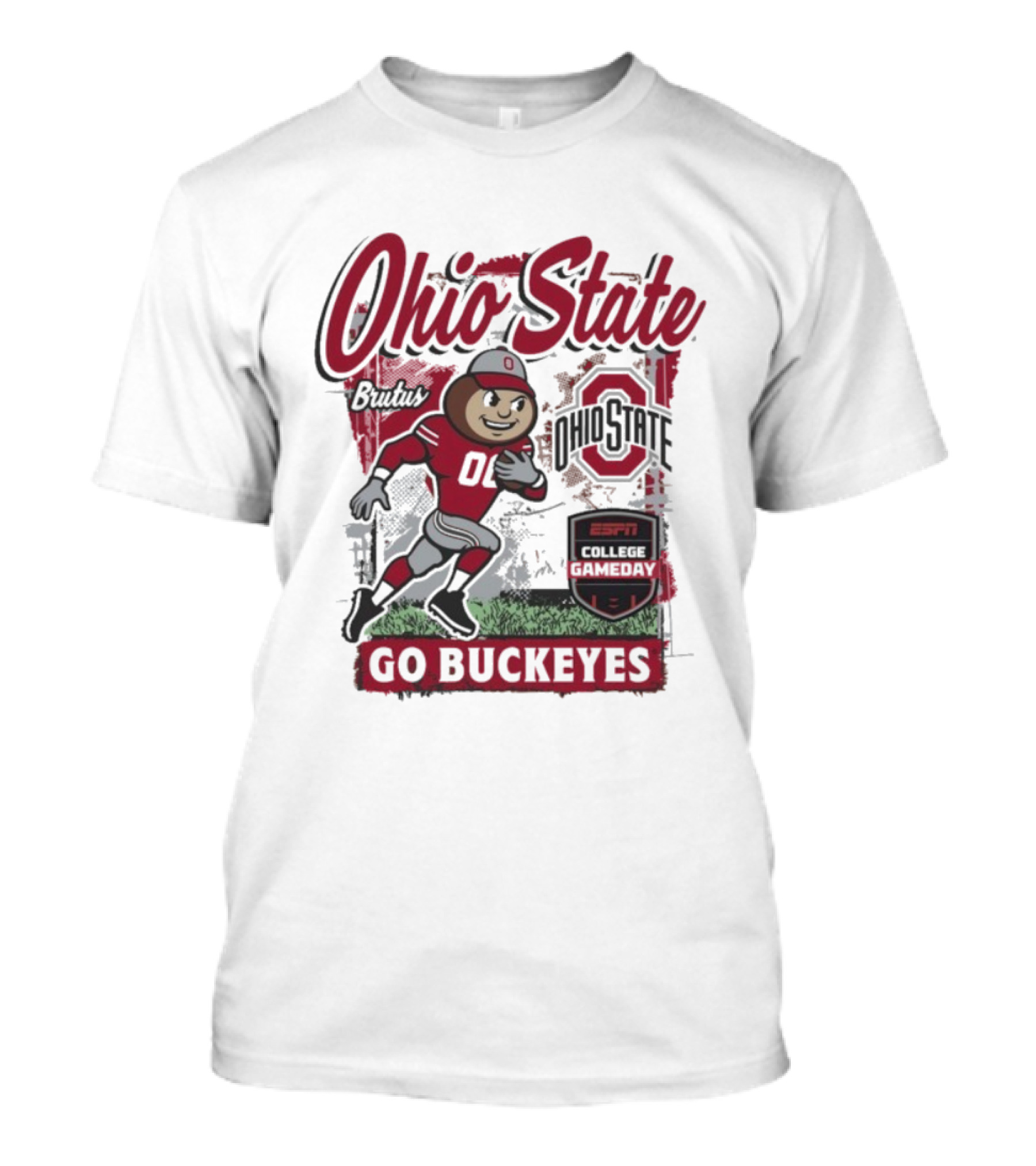 Ohio State Buckeyes Brutus ESPN College GameDay 2025 Go Buckeyes T-Shirt