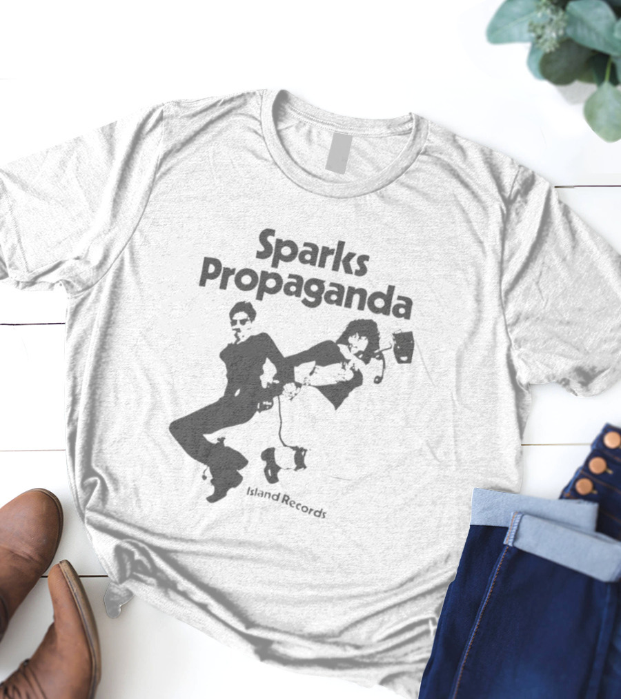 Sparks Propaganda Island Records Winona Ryder T-Shirt