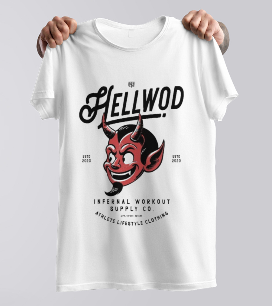 Hellwod Infernal Workout Supply Co Athleisure Lifestyle Culture Devil Est 2020 T-Shirt