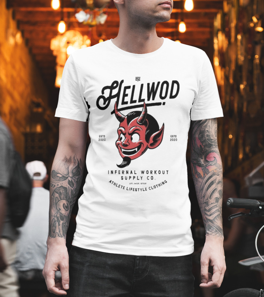Hellwod Infernal Workout Supply Co Athleisure Lifestyle Culture Devil Est 2020 T-Shirt