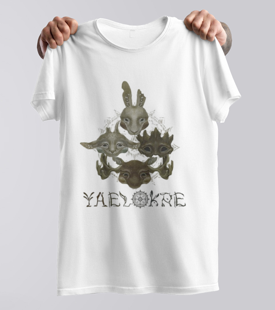 Yaelokre The Lark Rabbitology Fantasy Creature Circle T-Shirt
