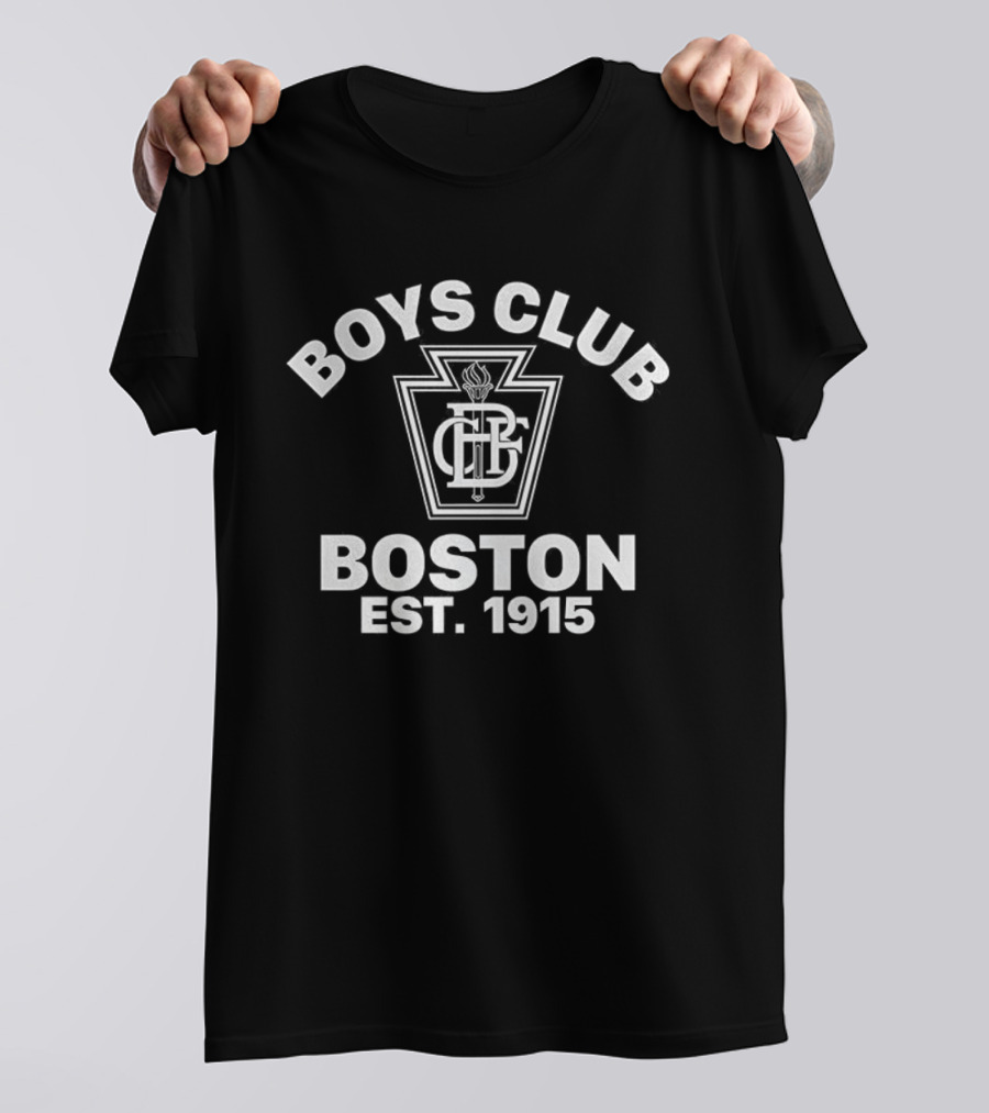 Boys Club Boston Est 1915 Classic Emblem Design T-Shirt