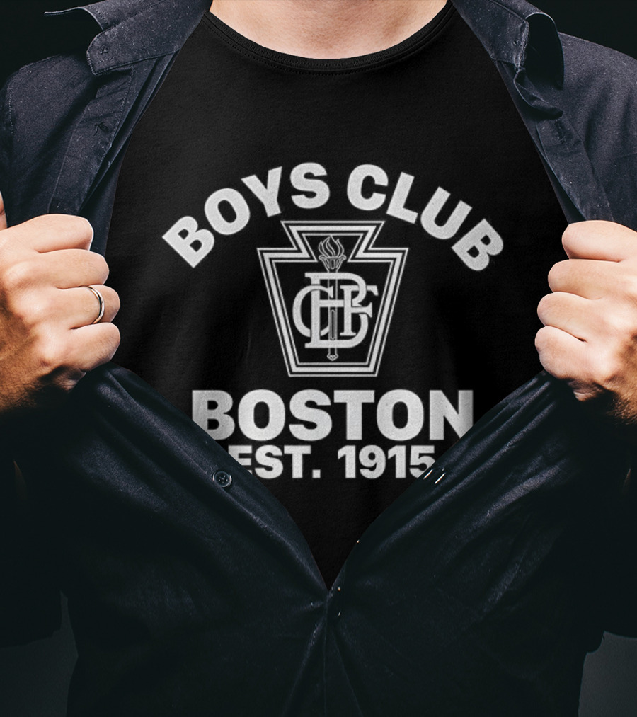 Boys Club Boston Est 1915 Classic Emblem Design T-Shirt