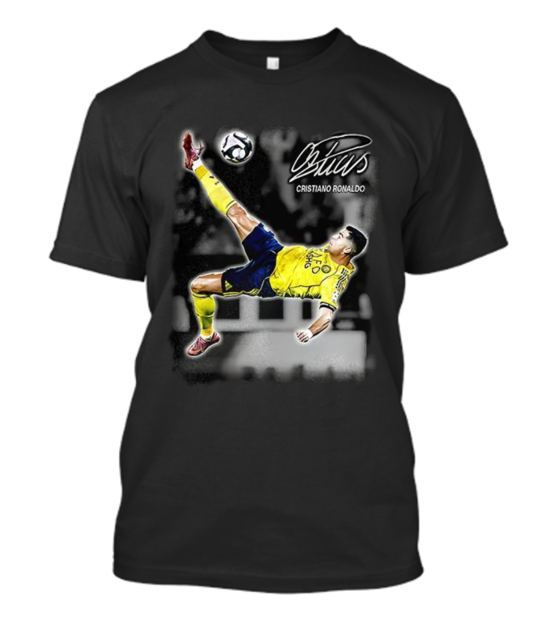 Cristiano Ronaldo Bicycle Kick 2025 Signature T-Shirt