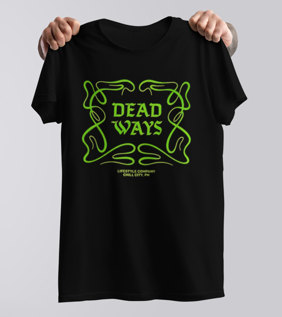 Deadways Lifestyle Company Chill City PH Vibrant Green Style T-Shirt