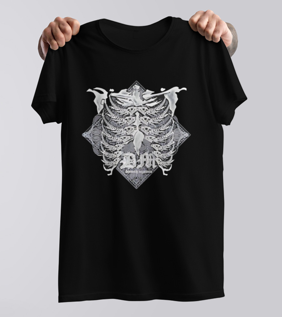 Dominik Mysterio DM Rib Cage Skeleton Bandana WWE T-Shirt