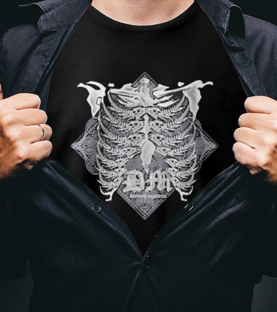 Dominik Mysterio DM Rib Cage Skeleton Bandana WWE T-Shirt
