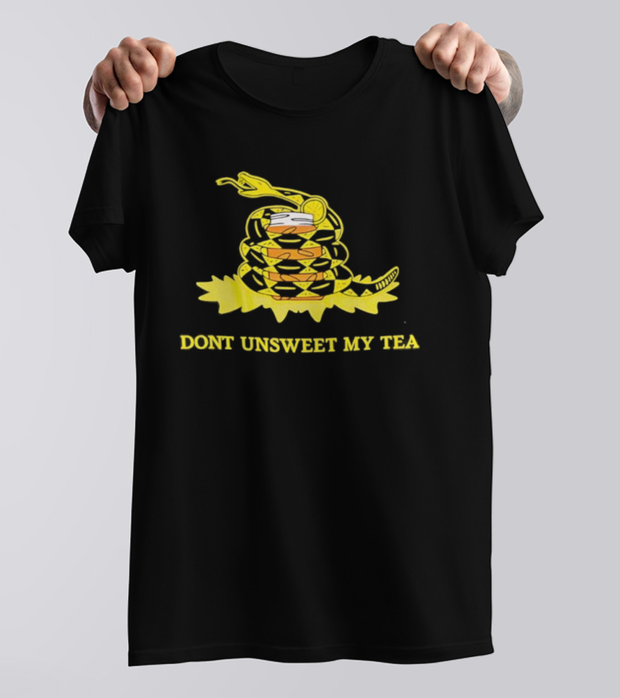 Don’t Unsweet My Tea Gadsden Flag Snake With Lemon And Orange Slices T-Shirt