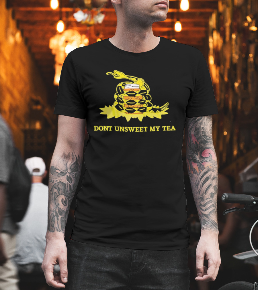Don’t Unsweet My Tea Gadsden Flag Snake With Lemon And Orange Slices T-Shirt
