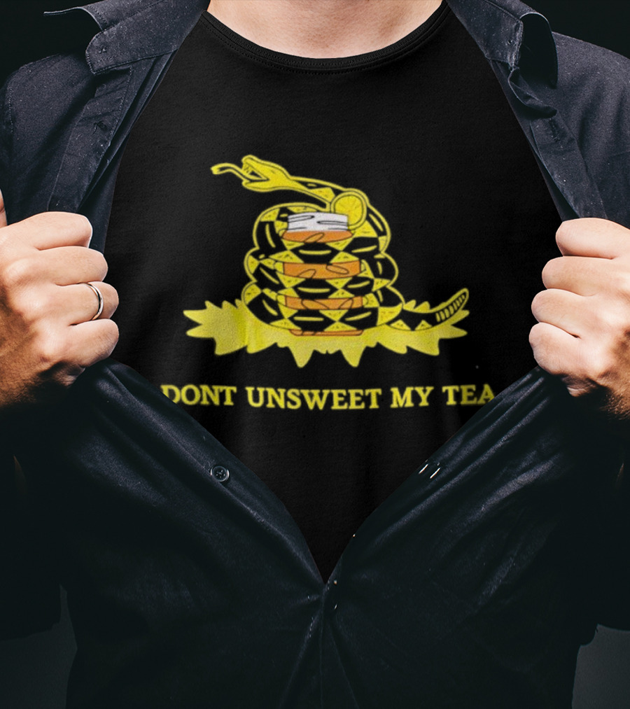 Don’t Unsweet My Tea Gadsden Flag Snake With Lemon And Orange Slices T-Shirt