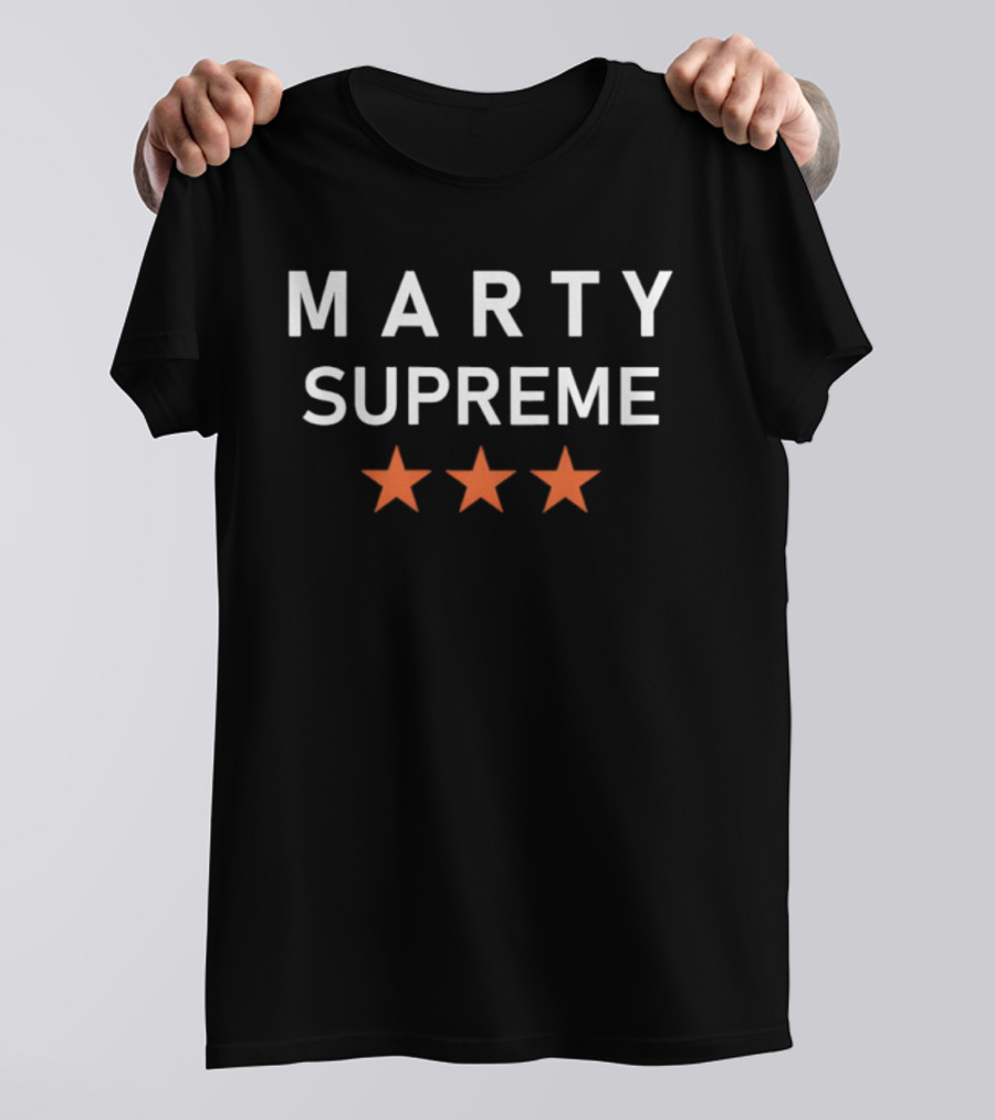 Marty Supreme Three Stars Rating T-Shirt