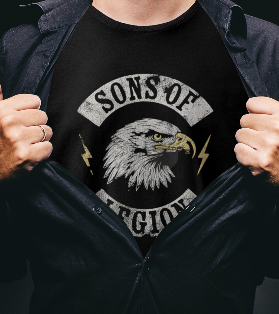 Sons Of Legion Eagle Thunder Bolts T-Shirt