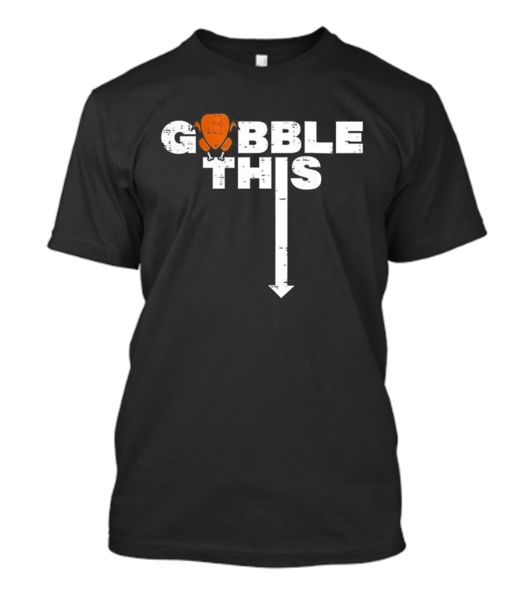 Thanksgiving Gobble This Funny Turkey Arrow Down T-Shirt