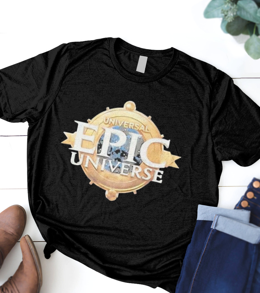 Universal Epic Universe Emblem Iconic Symbol T-Shirt