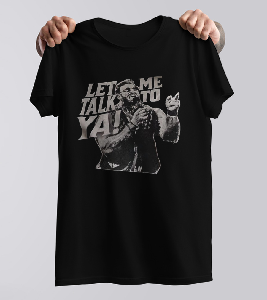 WWE LA Knight Let Me Talk To Ya Microphone Pose T-Shirt