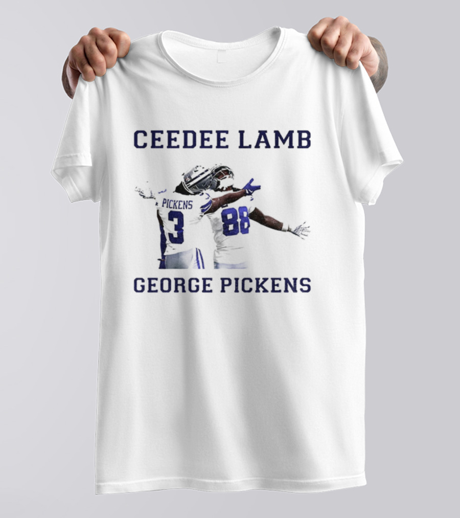 CeeDee Lamb George Pickens Dallas Cowboys NFL Football 2025 Vintage T-Shirt