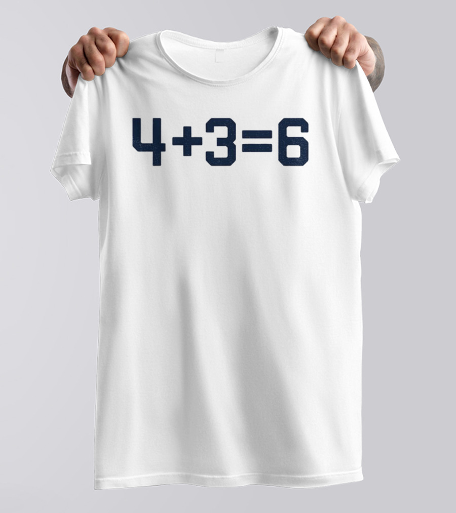 Dak Prescott George Pickens 4 Plus 3 Equal 6 Cowboys NFL T-Shirt
