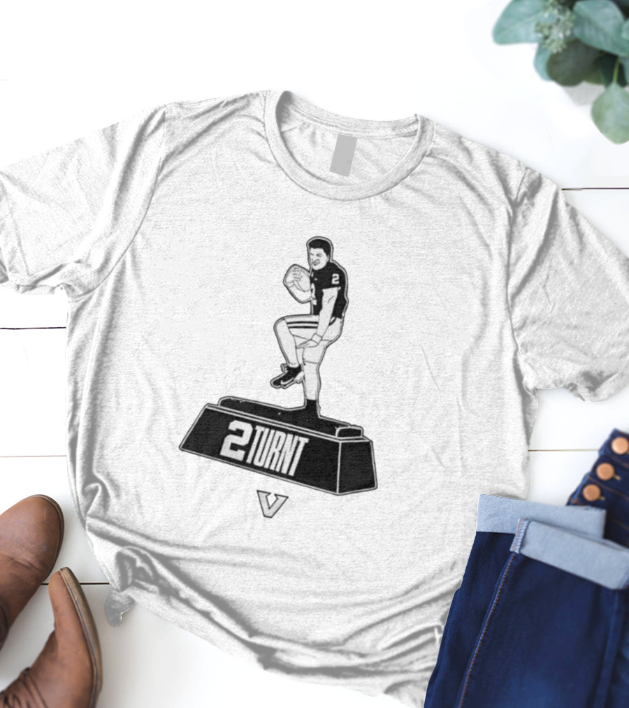 2Turnt Football Diego Pavia Heisman Trophy Design T-Shirt