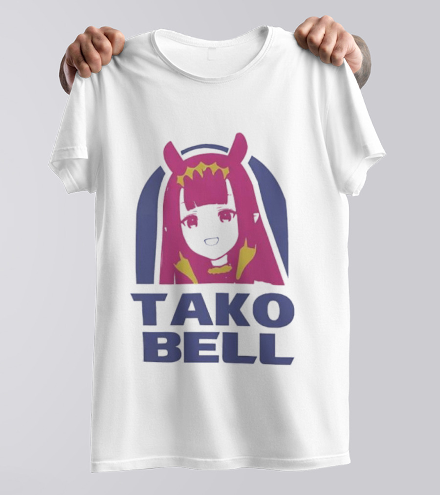 Hololive En Ina Tako Bell Logo Parody T-Shirt