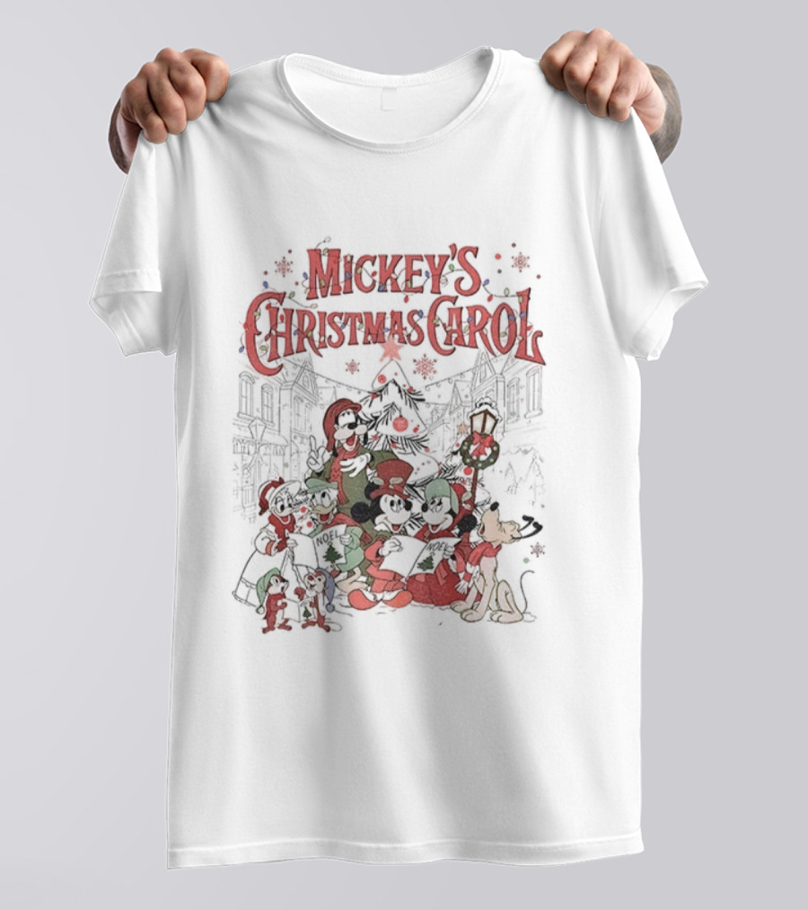 Mickey's Christmas Carol Magic Kingdom Disney Holiday Classic T-Shirt