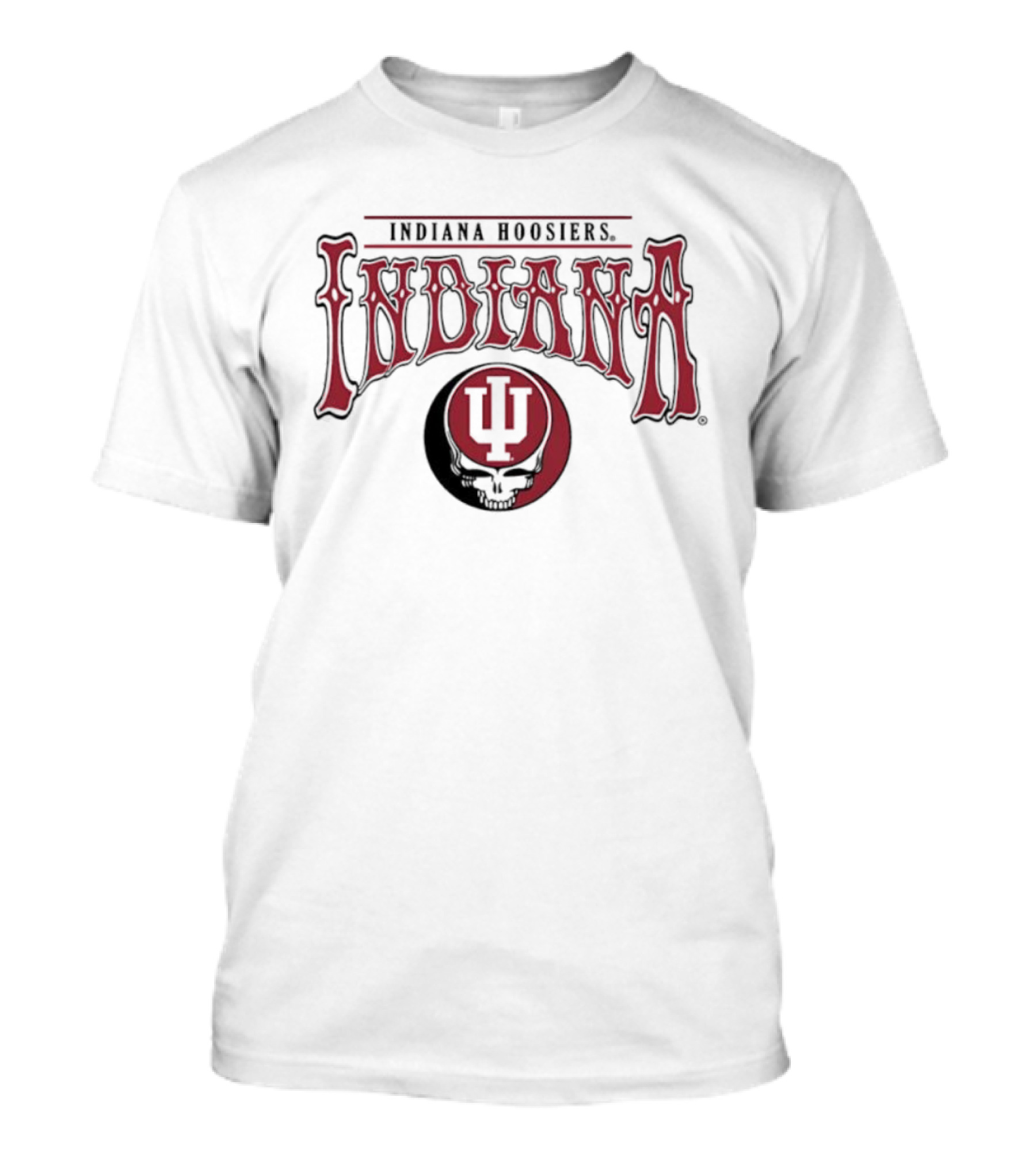 Indiana Hoosier Grateful Dead IU Collaboration T-Shirt