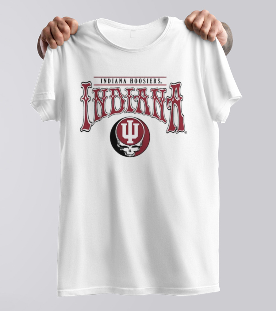 Indiana Hoosier Grateful Dead IU Collaboration T-Shirt