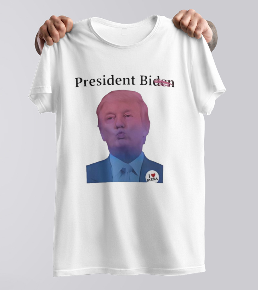 President Bi Den Trump I Love Leda T-Shirt