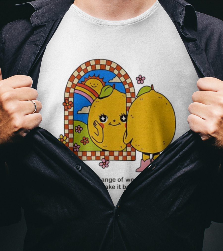 Maren Morris Lemon Little Change Of Weather Sunflower Mirror Boots T-Shirt