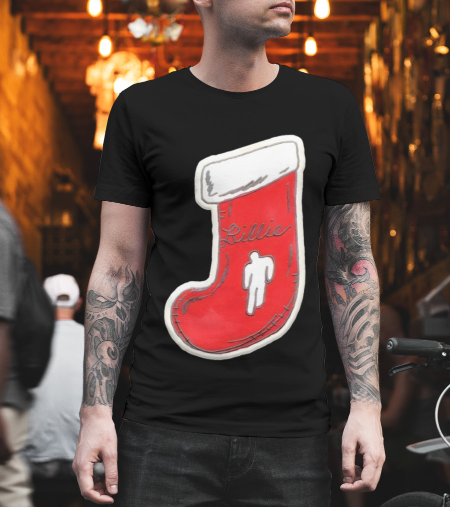 Blohsh Lillie Red Stocking Ornament T-Shirt