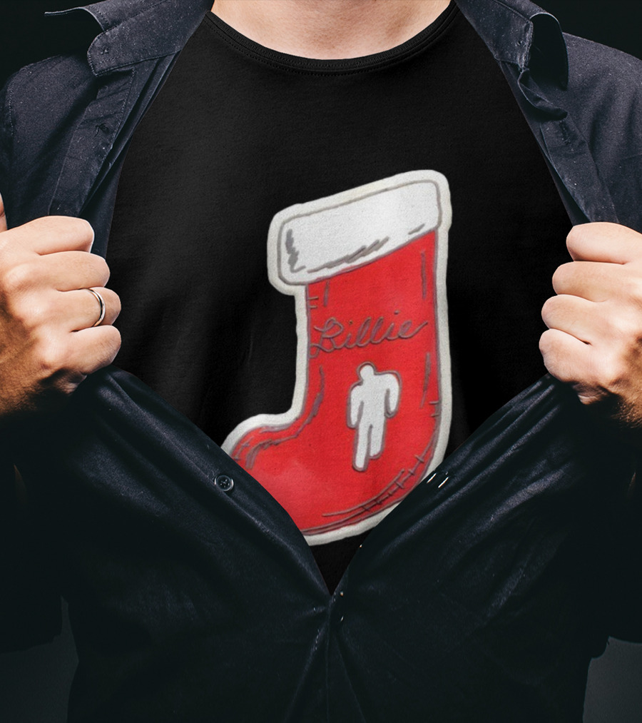 Blohsh Lillie Red Stocking Ornament T-Shirt