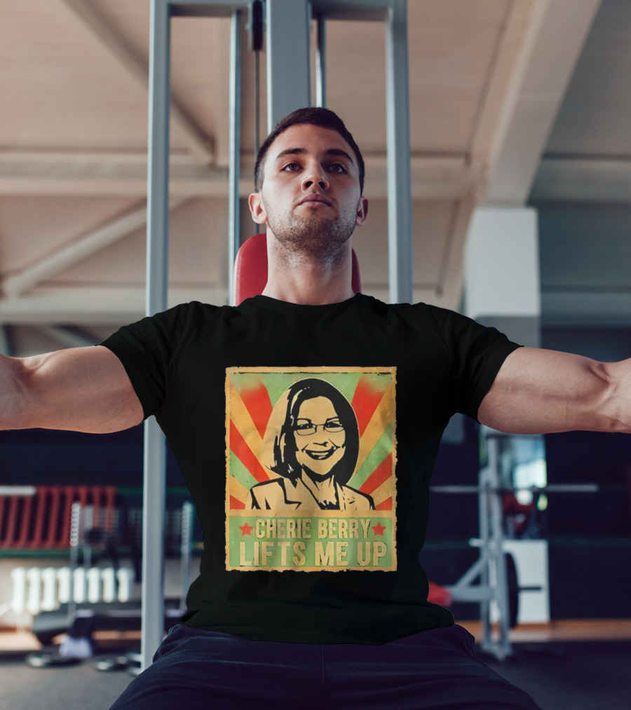 Cherie Berry Lifts Me Up Retro Style Elevator Pun T-Shirt