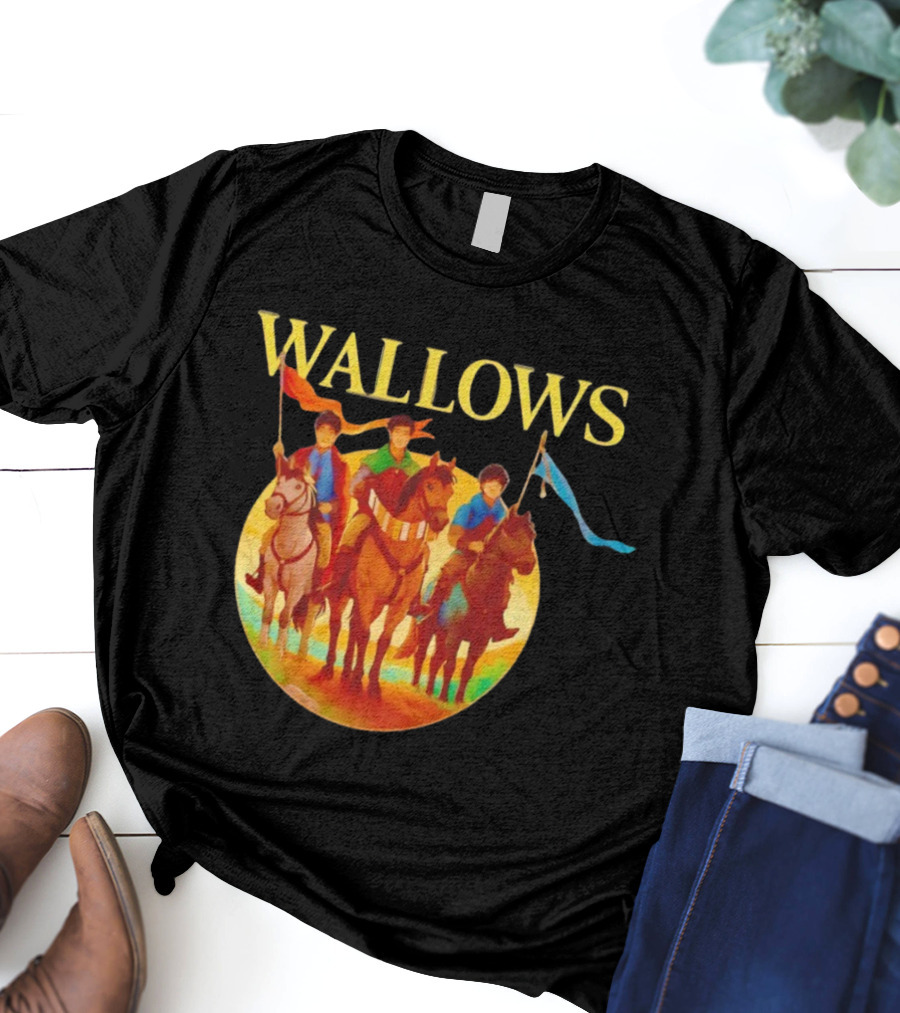Wallows Band Medieval Horse Riding Scene T-Shirt