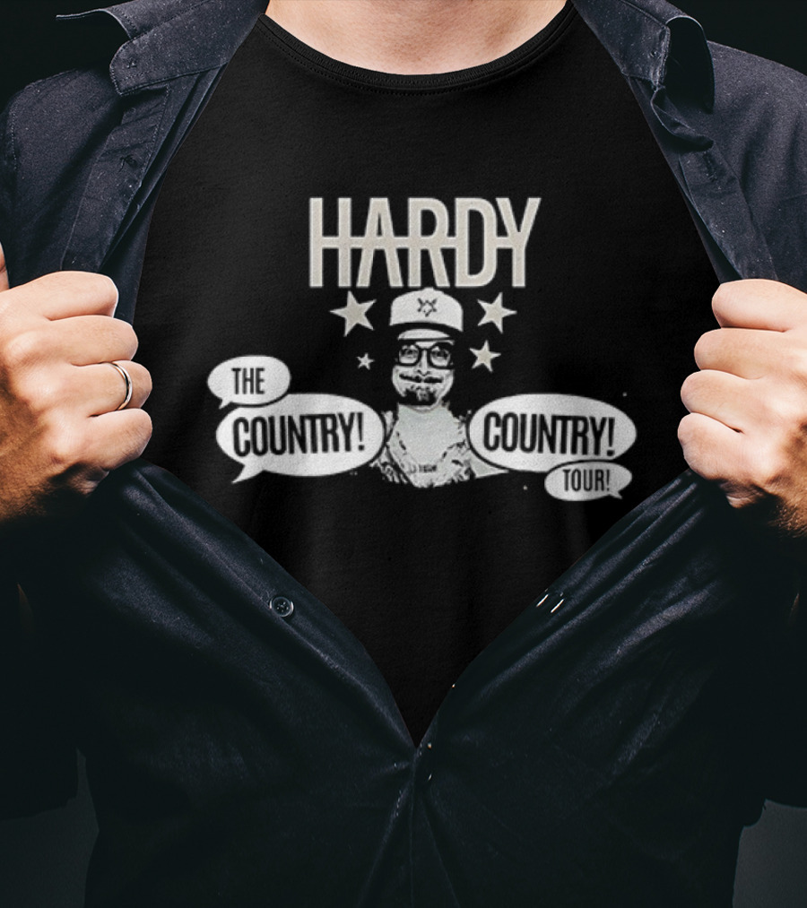 HAR STAR Country Tour 2025 Concert Schedule T-Shirt
