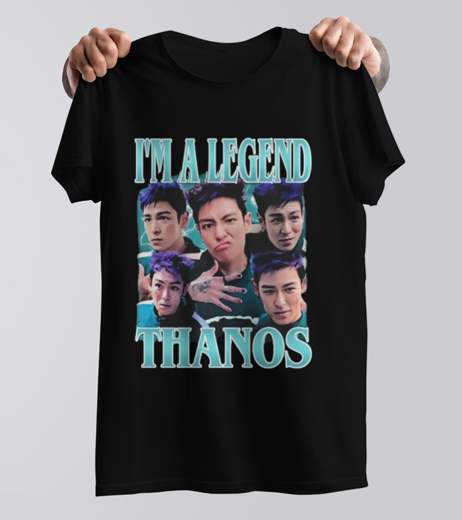 I'm A Legend Thanos Squid Game 2 Actor Character Faces T-Shirt